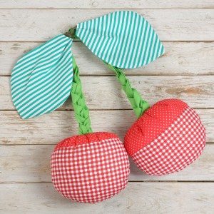 Wiśnie - dekoracja okienna ok 45cm